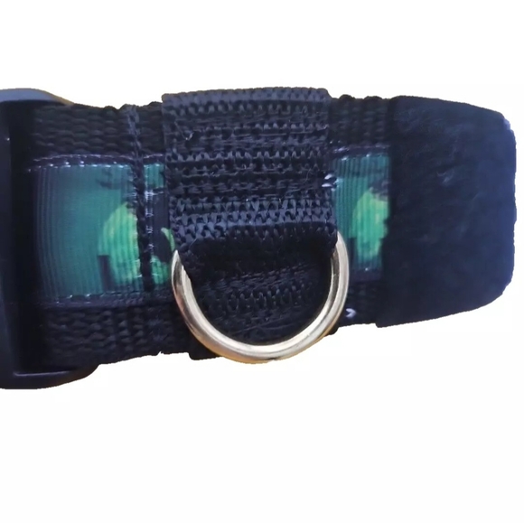 Marvel Loki Adjustable Dog Collar Green Black Plastic & Metal Hardware Preowned - Picture 6 of 8